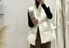 90白鸭绒百搭显瘦羽绒马甲，女装马甲，郭郭家