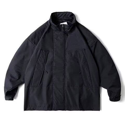 W554-P98冬季日系复古街头宽松加厚棉服防风保暖纯色工装外套,男装棉衣,星座911-1