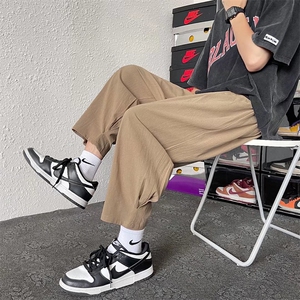 灯笼裤男夏季薄款港风日系九分裤八分休闲裤子潮牌insK0149-P35图片