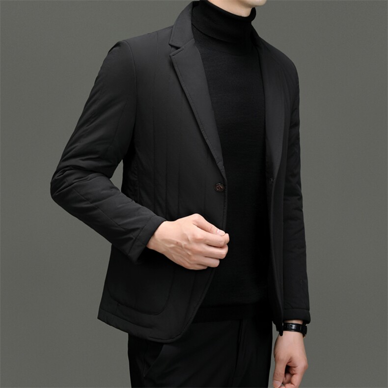 CSMF82328钱塘2020-2新款冬季厚款商务休闲简约中年男士棉衣P185,男装棉衣,钱塘207-2