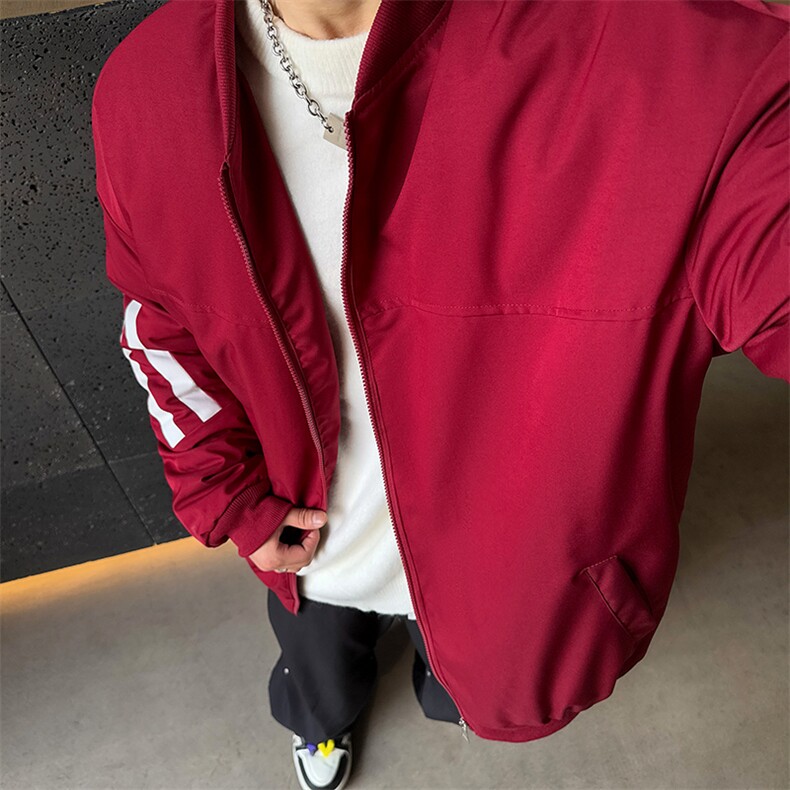 特p80控138抖控148绗棉三条杠棉服外套情侣条纹棉衣面包服男MY247,男装棉衣,电商B370