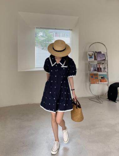 夏季刺绣连衣裙,女装连衣裙,Y·Ben悦本