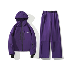 春季防水俩件套中性风男女同款滑雪服套装M77+K1002J加绒-P245，男装休闲套装，电商A001