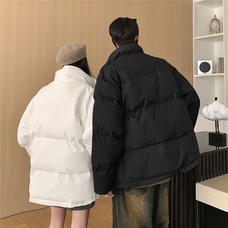 23冬装新款美式假两件四角星棉服情侣棉衣面包服外套男D331P138,男装棉衣,电商A335-1（原A458）