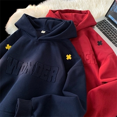 面底同色华棉小标刺绣立体钢印卫衣WY008特P50M-3XL，男装卫衣，电商B325