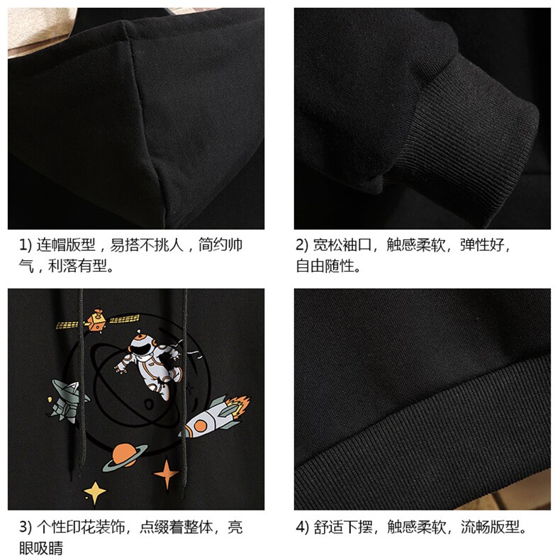 WY2142-P35加绒款-P40纯棉连帽卫衣男大码运动帽衫宽松薄砖墙,男装卫衣,电商A040A
