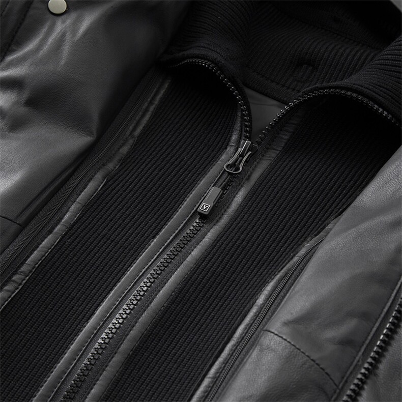 882023冬季新款海宁羽绒服男鹅绒皮衣加厚绵羊皮外套P910,男装皮衣,电商B360