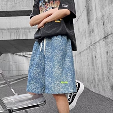 青春流行日系潮五分裤气质时尚男新款牛仔裤N842P36，男装牛仔裤，星座1116-2