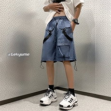 8XL-M特大码肌理感五分裤户外登山裤冲锋裤短裤男DK1502P49控68，男装休闲裤，电商D206-1