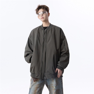 XZ809A/XS21/特P65/控10825春美式复古飞行夹克潮棒球服