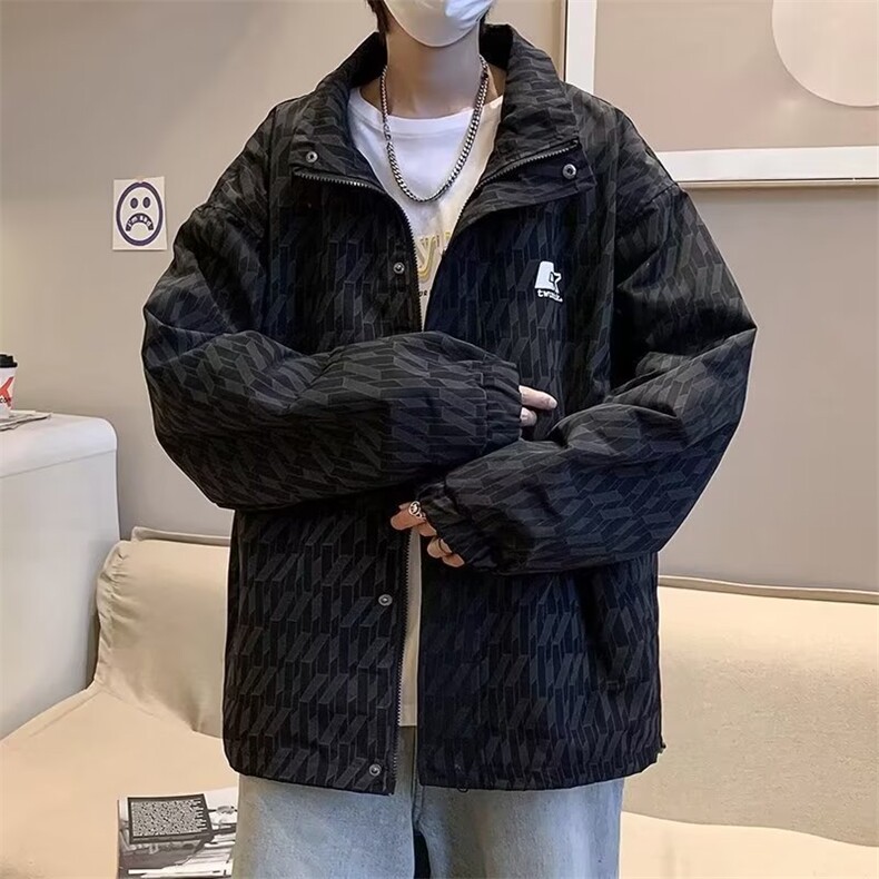 外穿青春流行拉链气质长袖翻领男日系新款夹克文艺潮流WT95p58,男装夹克,星座1013