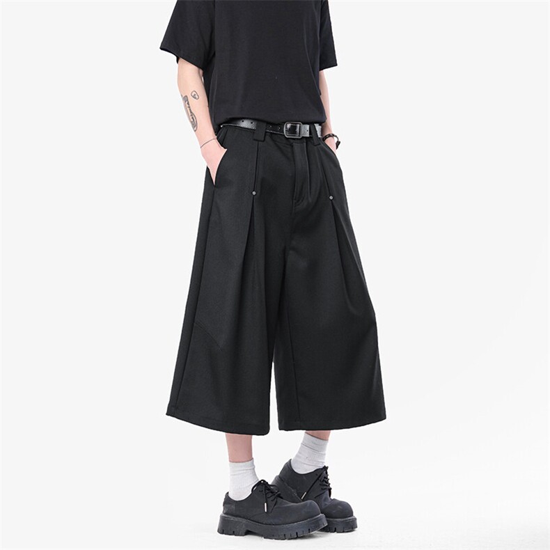KG8727-P65-X88-成分：80涤纶20人造棉-七分裤图片
