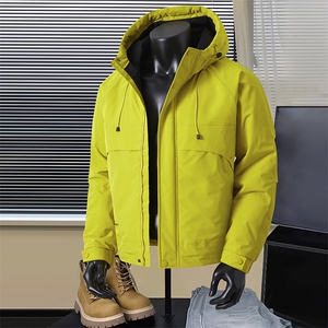 现货5W件冬季三防美式boxy解构连帽雪山冲锋衣棉衣男女棉服厚外套图片