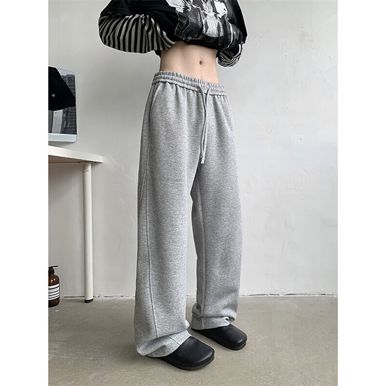 美式弯刀卫裤男春秋潮牌宽松情侣休闲裤百搭运动长裤子K0165-P37，男装休闲裤，星座308B-1