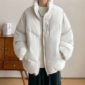 美式棉服男女外套冬季新款宽松立领潮牌加厚保暖面包棉袄JM8023图片