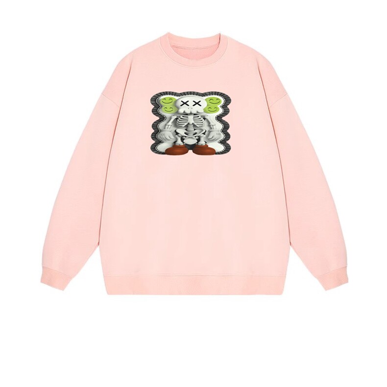 2025年秋季套头长袖时尚百搭通勤简约休闲，女装卫衣/绒衫，花可