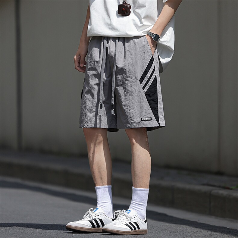 夏季工装短裤男ins潮牌休闲百搭潮流痞帅五分裤D0502-P38,男装牛仔裤,星座308B-2