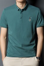 男士短袖T恤薄款上衣2023夏季新款中青年休闲纯色翻领体恤polo衫,男装T恤,电商B212（原钱塘6029）