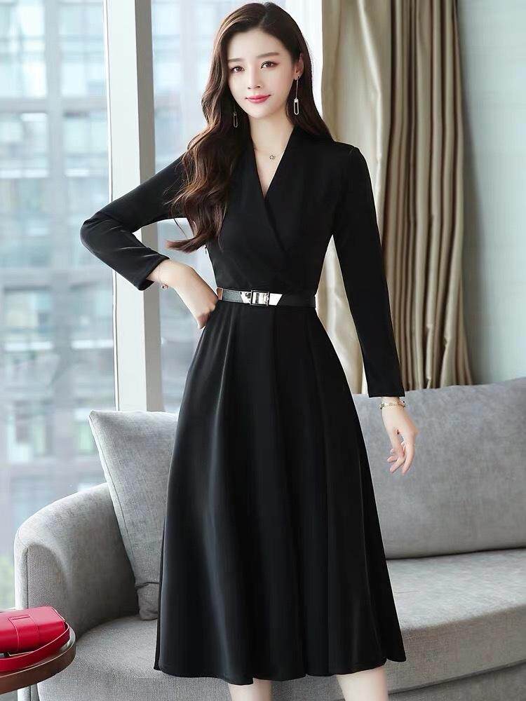 气质连衣裙，女装连衣裙，蓝芝衣秀