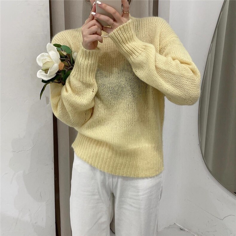 高比例羊毛毛衣，女装针织衫/毛衣，FAILISI(2F)