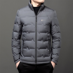 男轻薄羽绒服冬季新款立领休闲保暖短款加厚羽绒衣潮服外套男装图片