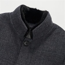 白鹅绒羽绒服男中年商务休闲加厚冬款羽绒外套保暖纯色上衣外套，男装羽绒服，电商B212（原钱塘6029）