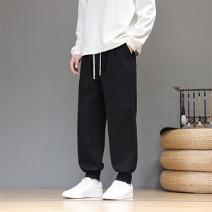 风冬季 银狐绒加厚 束脚裤男宽松休闲裤xz815-k509p60图片