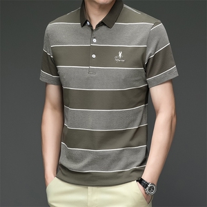 夏季保罗T恤衫衣服Polo衫男士短袖商务休闲翻领半袖 HMQ308-P63图片
