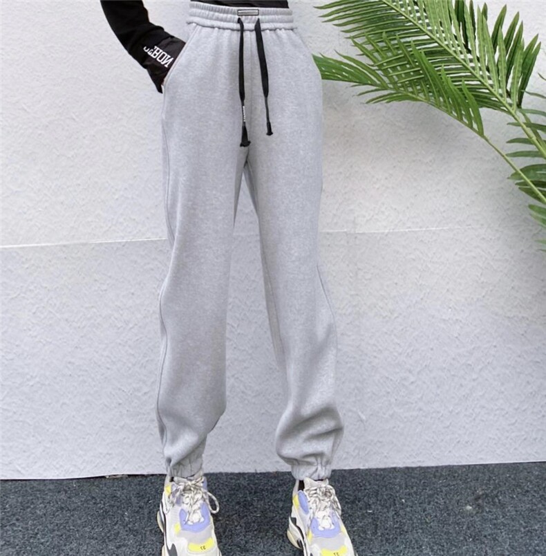 卫裤复合绒，女装休闲裤，DFC 大帆船