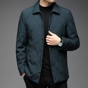 中年男新款冬季加厚棉服爸爸冬装短款棉衣外套 ZL61988-P155图片