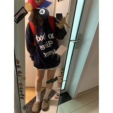 C361-P55美式复古字母连帽卫衣秋冬宽松男女款上衣，男装卫衣，星座617A-2