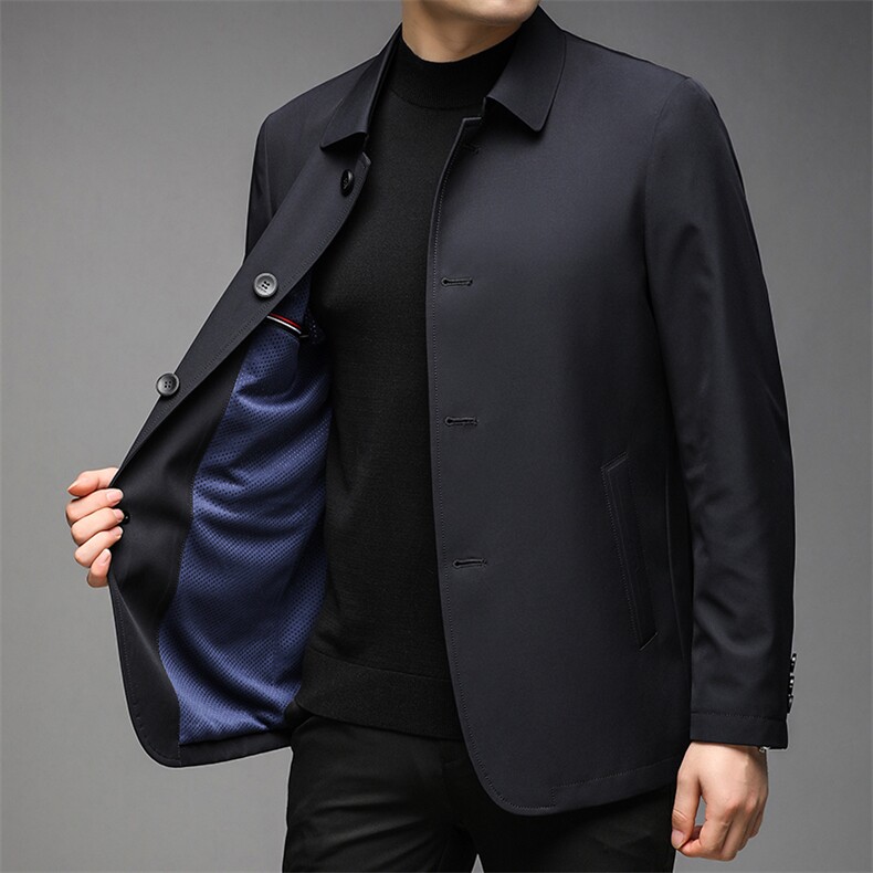 AB8201常年款不断货中老年男士休闲夹克高品质P105,男装夹克,钱塘207-3