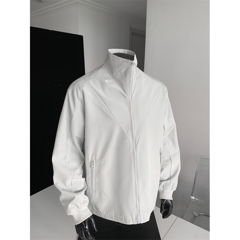 JK719-尺码M-3XL-P55-美式立领冲锋衣工装夹克户外机能软壳登山服,男装夹克,星座1811B