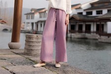 纯苎连衣裙小衫裤子裙子衬衣 时尚风 风淑女风休闲风，女装连衣裙，川哲