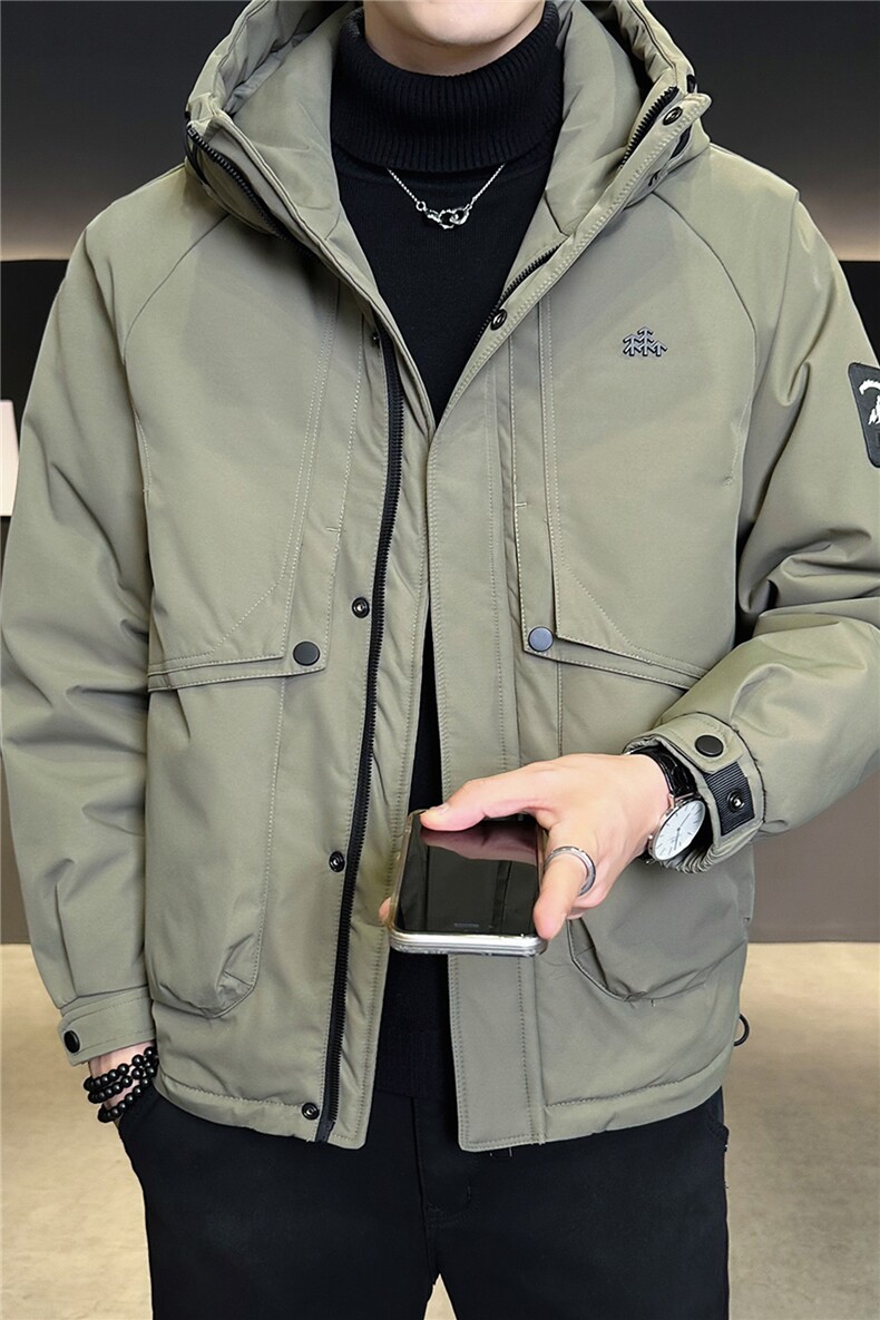 标50绒工装羽绒服男冬季2025新款冲锋衣外套A313-58020-P205,男装夹克,电商A313