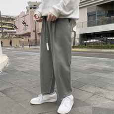 K503-P45夏季新品亚麻棉麻九分裤男士大码休闲裤时尚直筒裤控68，男装休闲裤，电商B280-1（原A049）