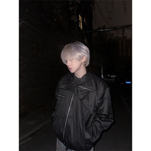 自家图，博主风cleanfit外套男短款美式飞行员夹克JK2410-P9图片