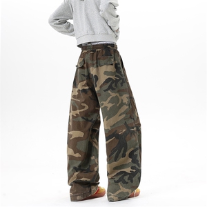 【现货】XZ1218 BK631 特价P43 美式潮流字母印花迷彩牛仔裤图片