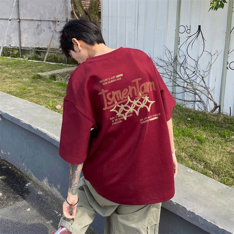 量大优供视频230g重磅纯棉短袖T恤男NT224-特P19控38,男装T恤,电商B367