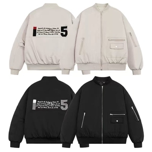加绒加厚冬男棒球立领棉衣工装大口袋棉袄印花棉服外套MY633P80,明星卫衣牛仔裤搭配图片
