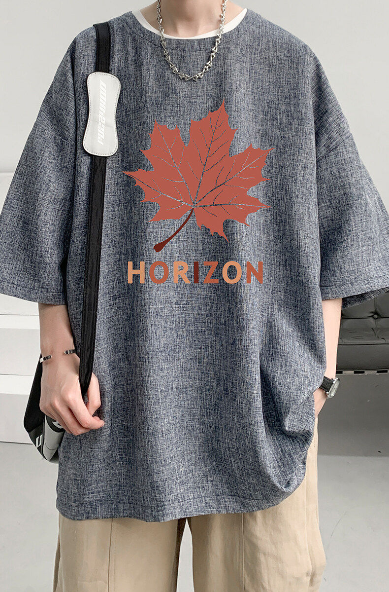 风复古亚麻短袖男棉麻t恤男半袖ZT71423-P35,男装T恤,电商A040