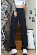 休闲三丝斜西裤裤子宽松大码男垂感直筒裤K8555-P35【特价】，男装西裤，电商A007