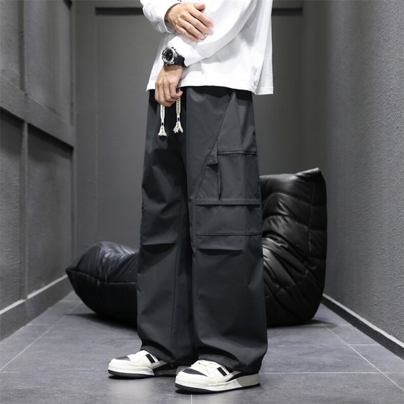 C066/P42休闲裤男个性大码宽松潮男百搭长裤子运动直筒裤M-8XL，男装休闲裤，星座1204