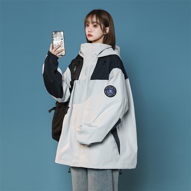 秋季男女同款外套男装宽松连帽工装夹克新款潮流A266-JK9236-P80，男装夹克，电商A266