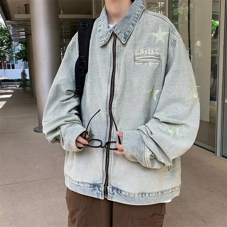 百搭男夹克气质春秋潮ins标准潮流长袖外穿青春流行时尚新款,男装夹克,星座716-2