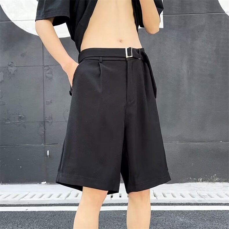 男士西装短裤夏季商务中裤5分裤子男款高级感休闲五分短D1071,男装西裤,星座1116A-1（原606A）