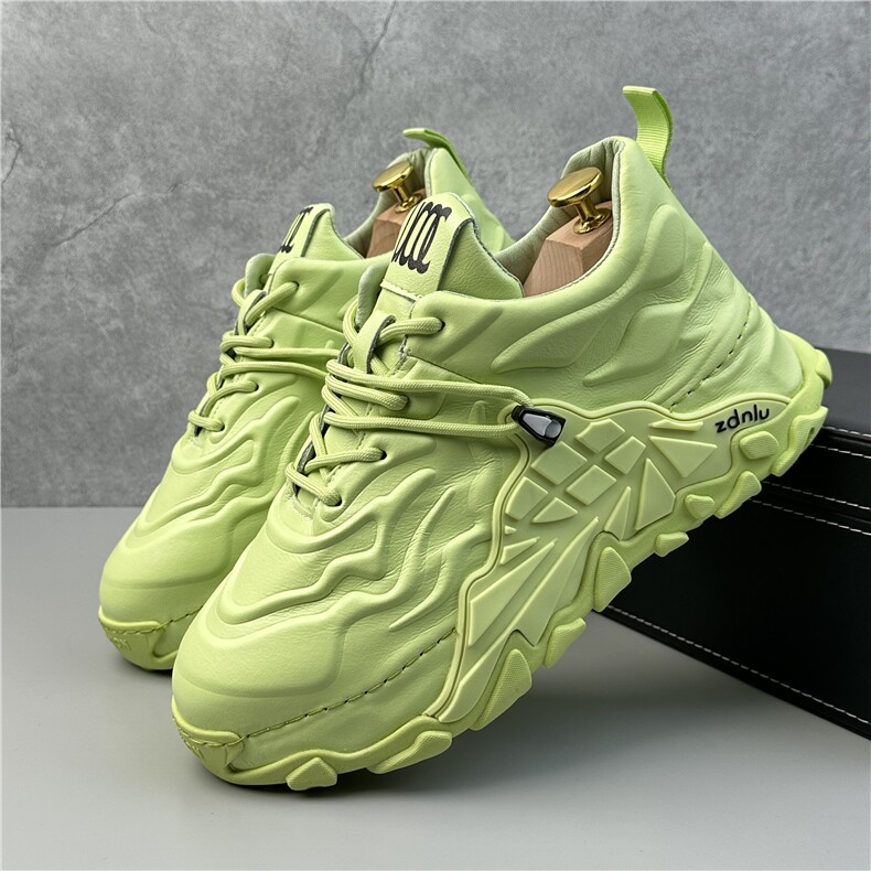 1944-p185男鞋2023夏季新款厚底老爹鞋超火机甲风男士休闲运动鞋,男鞋休闲鞋,星座1407-3
