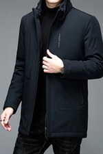 中老年可脱卸内胆羽绒服男长款冬装外套保暖防寒服ALXB9662-P365，男装羽绒服，电商B212（原钱塘6029）
