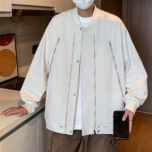 网红酒店风潮牌大码防水棒球领冲锋衣夹克a406jk1220特p75