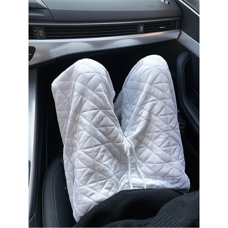 XZ-221-1/K1300/P55控78冬季保暖夹棉菱形格棉裤宽松直筒休闲裤，男装棉裤，星座221-1